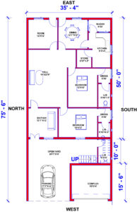 35'x50'House Plan 